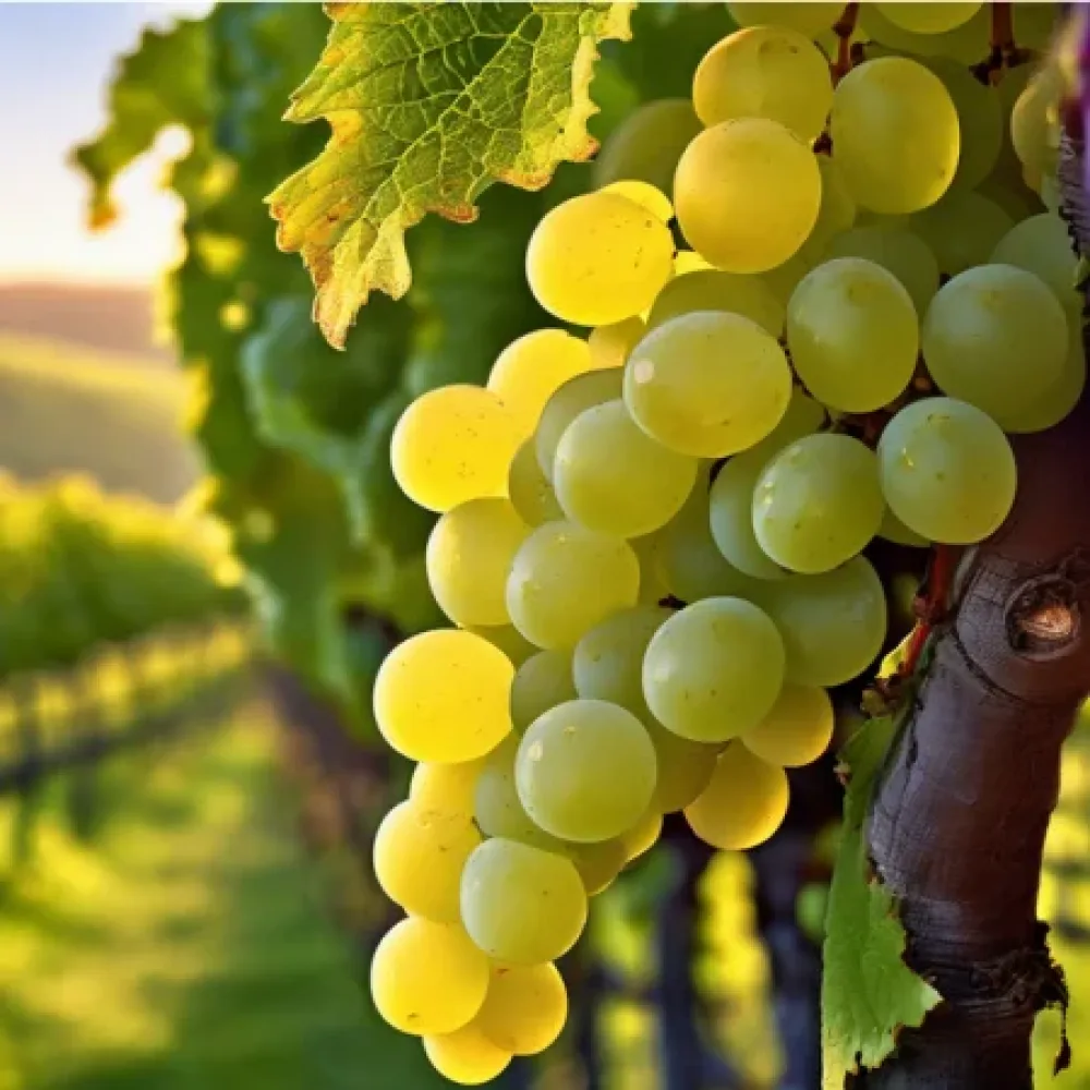 Loza sorte Chardonnay - bijela vinska, rano dozrijeva